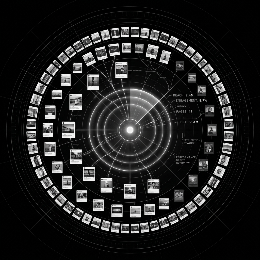Reach map visualization